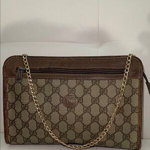 Authentic Rare Gucci GG Monogram Clutch